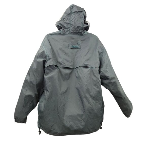 Cabelas Womens Nylon Hooded Jacket Waterproof Packable Lined Windbreaker Green M - Picture 2 of 16